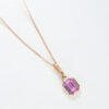 微信图片_20241018175324 SGARIT Fine Jewelry Manufacturer Real 18k White Gold 0.66CT Jewellery Pink Sapphire Natural Gemstone Pendant