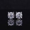 18K Gold 2CT One Pair Lab Diamond Earrings