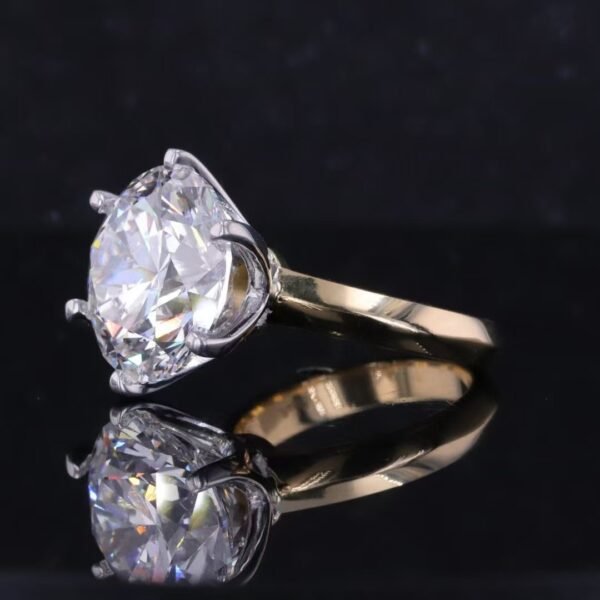 微信图片_202410232055322 18K Gold 10CT Moissanite Ring Jewelry