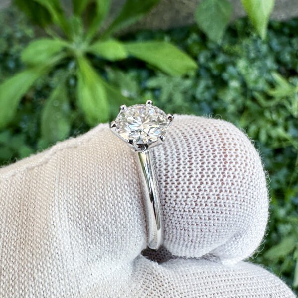 O1CN010XpIuk1r5EYdSUfJZ_!!2216764805579-0-cib Sgarit 18K Gold 1.5CT CVD Round Brilliant Cut Lab Diamond Ring Jewelry