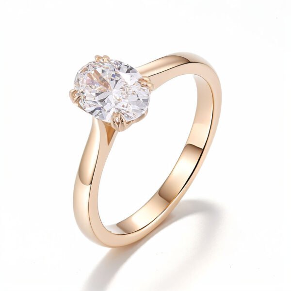 O1CN012qGjD71mY1QbCwHHr_!!2217544544965-0-cib Sgarit 18K Gold 1CT D/VS1 White Lab Diamond Ring Jewelry