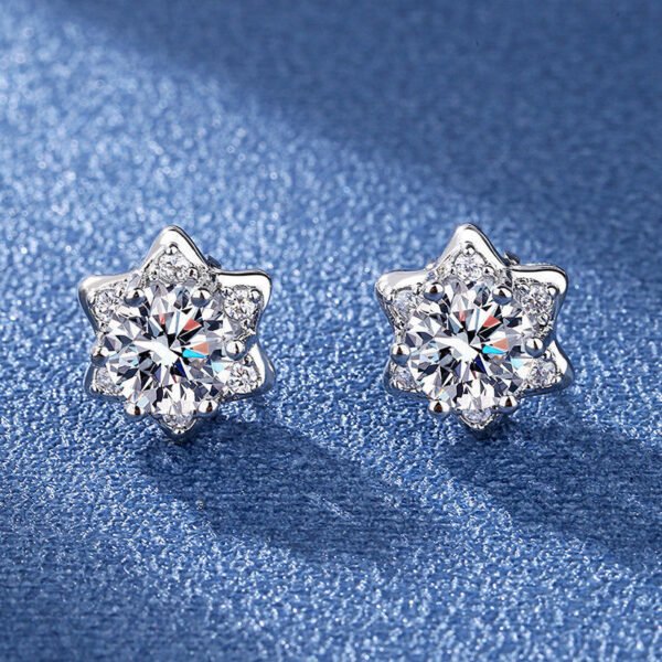 O1CN014euQg21HqZQ7iFpgc_!!2218755740809-0-cib Sgarit Fashion Jewelry S925 Sterling Silver 1Ct Moissanite Earrings Classic Jewellery