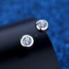 O1CN016bqPcs1wRHWfQkO7P_!!2212935466304-0-cib Sgarit Fashion Jewelry S925 Sterling Silver 7.7Mm 1Ct Round Brilliant Cut Moissanite Star Earrings Classic Jewellery