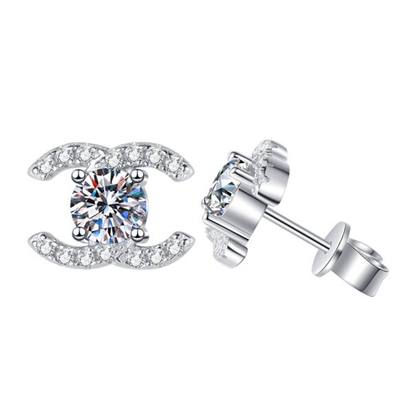 O1CN01849eCr2Br8Hy2jAY1_!!2212409298391-0-cib Sgarit Fashion Jewelry S925 Sterling Silver 1Ct Moissanite Earrings Noble Jewellery
