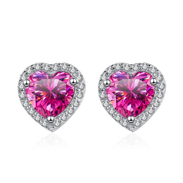 O1CN018X2pJG1YzaVbNN1lq_!!2214861813130-0-cib Sgarit Fashion Jewelry S925 Sterling Silver Heart Cut 1Ct Moissanite Earrings Classic Jewellery