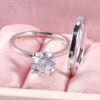 O1CN01AXvihs1h8IxwqMSsO_!!2215394124232-0-cib Sgarit Fine Jewelry Manufacturer 18K White Gold 2CT Moissanite Round Brilliant Cut White Lab Diamond Wedding Ring Jewelry