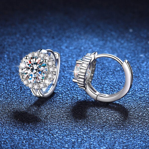 O1CN01D7IjE42Br8FII6YF4_!!2212409298391-0-cib Sgarit Fashion Jewelry S925 Sterling Silver Round Brilliant Cut 1Ct Moissanite Sunflower Earrings Jewellery