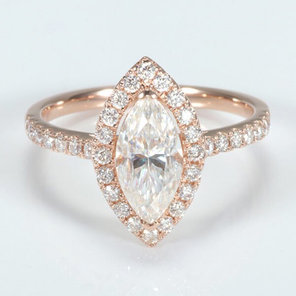 O1CN01DuQlQ81h8IxrjQPis_!!2215394124232-0-cib Sgarit Fine JewelleryManufacturer 18K White Gold 1/2CT Marquise Cut White Moissanite Wedding Ring Jewelry