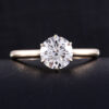 O1CN01GTgznS1aICJYeah8o_!!1925443306-0-cib Sgarit Fine Jewelry Manufacturer 10/14/18K White Rose Gold 1.2CT Round Brilliant Cut White Lab Diamond Wedding Ring Jewelry