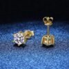 O1CN01GpYPW92Br888WzOVY_!!2212409298391-0-cib Sgarit Fashion Jewelry S925 Sterling Silver Gold Plated Round Cut 1Ct Six Claw Moissanite Earrings Jewellery