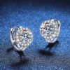 O1CN01KoQ0dM2Br8FMDxyAP_!!2212409298391-0-cib Sgarit Fashion Jewelry S925 Sterling Silver Round Brilliant Cut 1Ct Moissanite Sunflower Earrings Jewellery