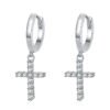 O1CN01MBirsN23trpU6HqYL_!!2218583477314-0-cib Sgarit Fashion Jewelry S925 Sterling Silver Moissanite Cross Earrings Jewellery