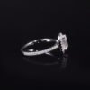 Sgarit Fine Jewelry 9/10/14/18K White Gold 1Ct Emerald Cut Moissanite Ring Natural Diamond Jewellery