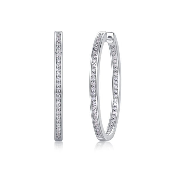 O1CN01OfSgVr2AkQxNdaLAH_!!1110428241-0-cib Sgarit Fashion Jewelry S925 Sterling Silver Halo Moissanite Earrings