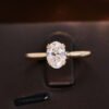 O1CN01P449FV1mY1QkVa3l1_!!2217544544965-0-cib Sgarit 18K Gold 1CT D/VS1 White Lab Diamond Ring Jewelry
