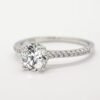O1CN01Q4ODAr1SYDGU3PvLQ_!!2217572472258-0-cib Sgarit Fine Jewelry 14K White Gold 1Ct VVS Round Brilliant Cut Lab Diamond Wedding Ring Jewellery