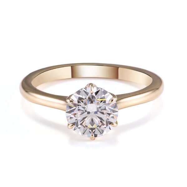 O1CN01Qox8CD1aICJdLclkJ_!!1925443306-0-cib Sgarit Fine Jewelry Manufacturer 10/14/18K White Rose Gold 1.2CT Round Brilliant Cut White Lab Diamond Wedding Ring Jewelry