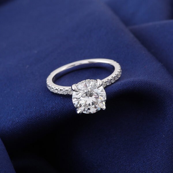 O1CN01T0fPa51aICK0WV4nr_!!1925443306-0-cib Sgarit Fine Jewelry 18K White Gold 1.81Ct VS2 Round Brilliant Cut Lab Diamond Wedding Ring Jewellery