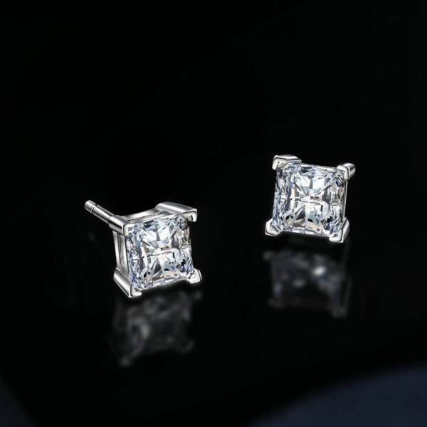O1CN01Trmi1B2A7VIfwFU0c_!!2217578218156-0-cib Sgarit Fashion Jewelry S925 Sterling Silver 1Ct Pricess Cut Moissanite Star Earrings Classic Jewellery