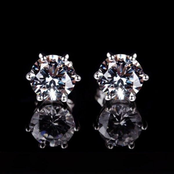 O1CN01V5xVjJ1HqZQ4iak6m_!!2218755740809-0-cib Sgarit Fashion Jewelry S925 Sterling Silver 1Ct Moissanite Earrings Classic Jewellery