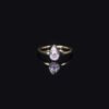 O1CN01Wax4IA1COZ6yGHEtt_!!2209987120071-0-cib (1) Sgarit Fine Jewelry 9/10/14/18K White Gold Platinum 1Ct Pear Cut Lab Diamond Wedding Ring Jewellery