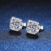 O1CN01XQPW6P2Br8A4vinIJ_!!2212409298391-0-cib Sgarit Fashion Jewelry S925 Sterling Silver Round Brilliant Cut 1Ct Moissanite Earrings