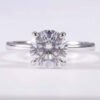O1CN01YGIVDR1h8IxwqK7Mu_!!2215394124232-0-cib Sgarit Fine Jewelry Manufacturer 18K White Gold 2CT Moissanite Round Brilliant Cut White Lab Diamond Wedding Ring Jewelry