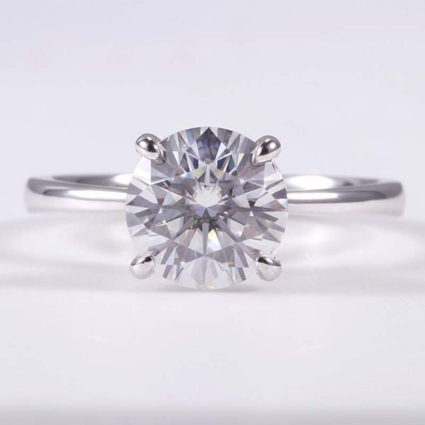 O1CN01YGIVDR1h8IxwqK7Mu_!!2215394124232-0-cib Sgarit Fine Jewelry Manufacturer 18K White Gold 2CT Moissanite Round Brilliant Cut White Lab Diamond Wedding Ring Jewelry