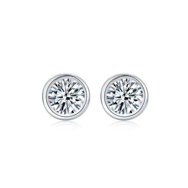 O1CN01amKL1w1wRHWfQiypM_!!2212935466304-0-cib Sgarit Fashion Jewelry S925 Sterling Silver 7.7Mm 1Ct Round Brilliant Cut Moissanite Star Earrings Classic Jewellery