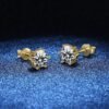 O1CN01bhPr9I2Br88BSLfcv_!!2212409298391-0-cib Sgarit Fashion Jewelry S925 Sterling Silver Gold Plated Round Cut 1Ct Six Claw Moissanite Earrings Jewellery