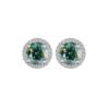 Sgarit Fashion Jewelry S925 Pure Sterling Silver Cushion Cut 1Ct 2Ct Temperament Simple Moissanite Earrings Jewellery