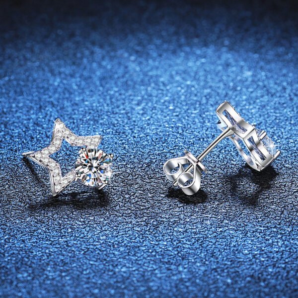 O1CN01ivUfqq2Br8KfTPp3h_!!2212409298391-0-cib Sgarit Fashion Jewelry S925 Sterling Silver 1Ct Moissanite Star Earrings Classic Jewellery