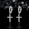 O1CN01kmI4o923trpbLQOO7_!!2218583477314-0-cib Sgarit Fashion Jewelry S925 Sterling Silver Moissanite Cross Earrings Jewellery