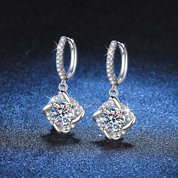O1CN01nbfldE2Br8F0Hahre_!!2212409298391-0-cib Sgarit Fashion Jewelry S925 Sterling Silver Windmill 1Ct Moissanite Earrings Jewellery
