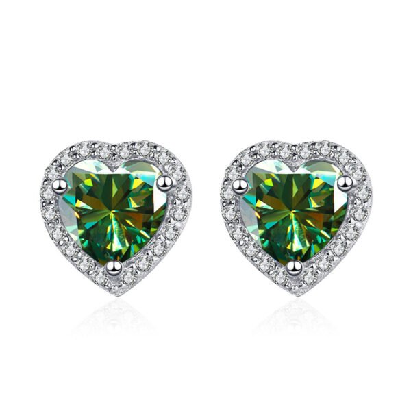 O1CN01paNx8p1YzaVgp95cA_!!2214861813130-0-cib Sgarit Fashion Jewelry S925 Sterling Silver Heart Cut 1Ct Moissanite Earrings Classic Jewellery