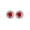 Sgarit Fashion Jewelry S925 Pure Sterling Silver Cushion Cut 1Ct 2Ct Temperament Simple Moissanite Earrings Jewellery