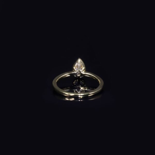 O1CN01rOUuQ71COZ6v3UT0o_!!2209987120071-0-cib Sgarit Fine Jewelry 9/10/14/18K White Gold Platinum 1Ct Pear Cut Lab Diamond Wedding Ring Jewellery