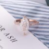 O1CN01vOII0e1h8IxqVnH8A_!!2215394124232-0-cib Sgarit Fine JewelleryManufacturer 18K White Gold 1/2CT Marquise Cut White Moissanite Wedding Ring Jewelry