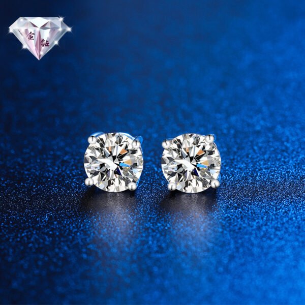 O1CN01wJrSIB1ZKei9PSnfH_!!2213763793176-0-cib Sgarit Fashion Jewelry S925 Sterling Silver Moissanite Earrings Jewellery