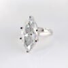 O1CN01x1Hm2e1h8IxmPJOrI_!!2215394124232-0-cib Sgarit Fine JewelleryManufacturer 18K White Gold 1/2CT Marquise Cut White Moissanite Wedding Ring Jewelry