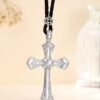 Sgarit Fine Jewelry Solid 18K White Gold 2.418Ct Natural Diamond Side Stone 2.030Ct Pendant Jewellery