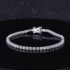 微信图片_20241107140145 Sgarit Fine Jewelry Solid 18K Gold 2.9mm Lab Diamond Tennis Bracelet Jewellery