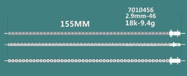 微信图片_20241107140152 Sgarit Fine Jewelry Solid 18K Gold 2.9mm Lab Diamond Tennis Bracelet Jewellery