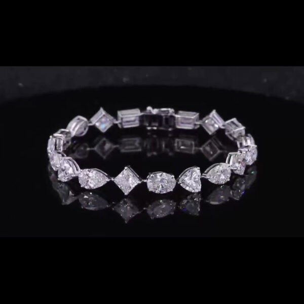 微信图片_20241107160212 Sgarit Fine Jewelry Solid 18K Gold 1Ct/Pc Lab Diamond Total 18Ct Bracelet Jewellery
