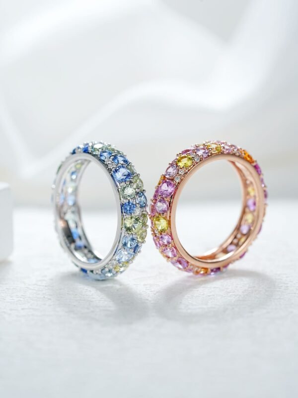 微信图片_20241118113946 Sgarit Fine Jewelry 18K Gold 2.4Ct Natural Blue Sapphire 0.14Ct Diamond Ring Jewellery