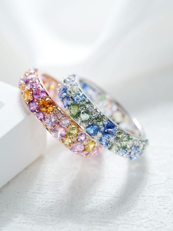 微信图片_20241118113953 Sgarit Fine Jewelry 18K Gold 2.4Ct Natural Blue Sapphire 0.14Ct Diamond Ring Jewellery