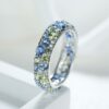 微信图片_20241118114007 Sgarit Fine Jewelry 18K Gold 2.4Ct Natural Blue Sapphire 0.14Ct Diamond Ring Jewellery
