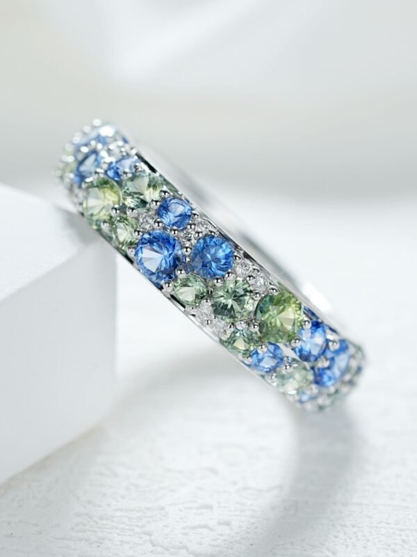 微信图片_20241118114027 Sgarit Fine Jewelry 18K Gold 2.4Ct Natural Blue Sapphire 0.14Ct Diamond Ring Jewellery
