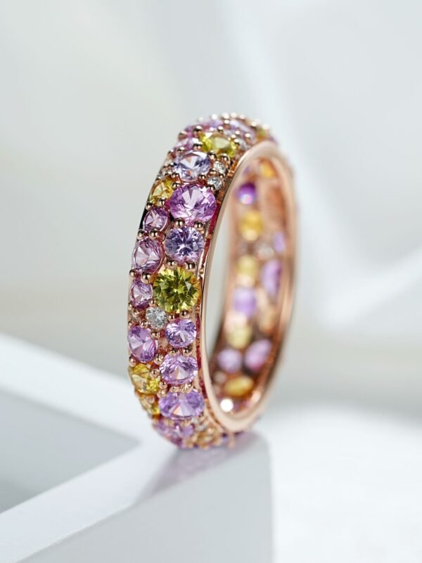 微信图片_20241118114034 Sgarit Fine Jewelry 18K Gold 2.4Ct Natural Blue Sapphire 0.14Ct Diamond Ring Jewellery