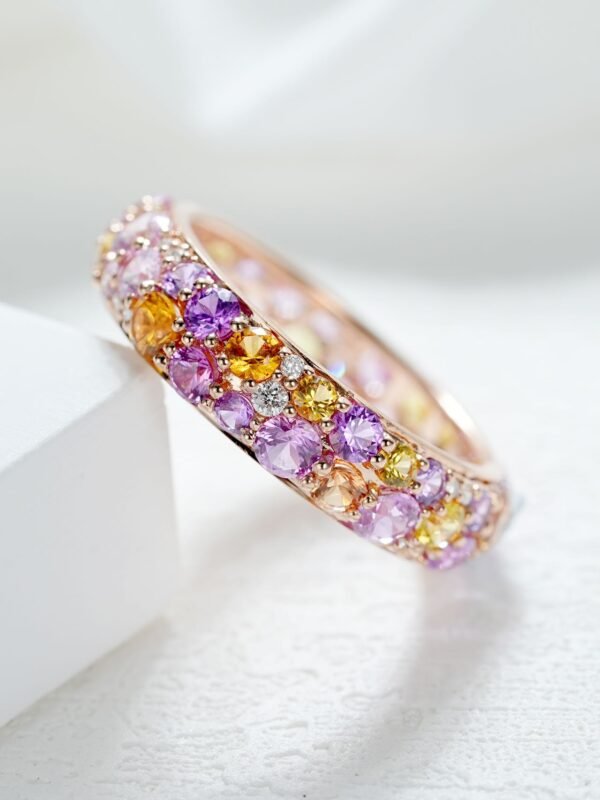 微信图片_20241118114109 Sgarit Fine Jewelry 18K Gold 2.4Ct Natural Blue Sapphire 0.14Ct Diamond Ring Jewellery